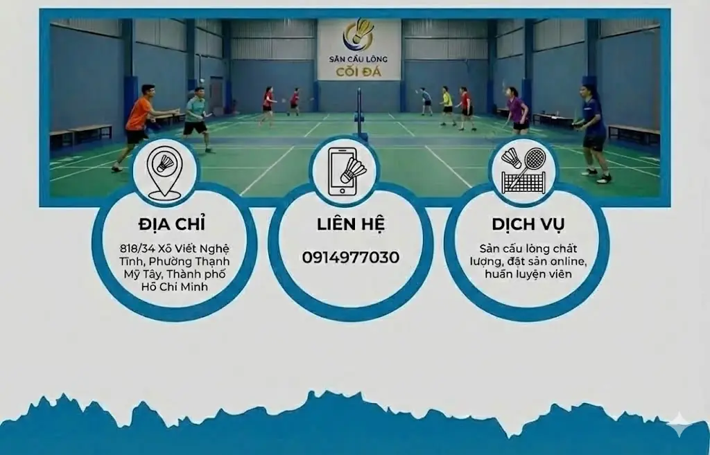 SÂN CẦU LÔNG CỐI ĐÁ