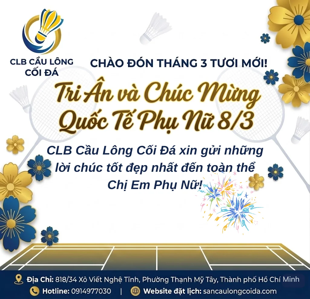 SÂN CẦU LÔNG CỐI ĐÁ